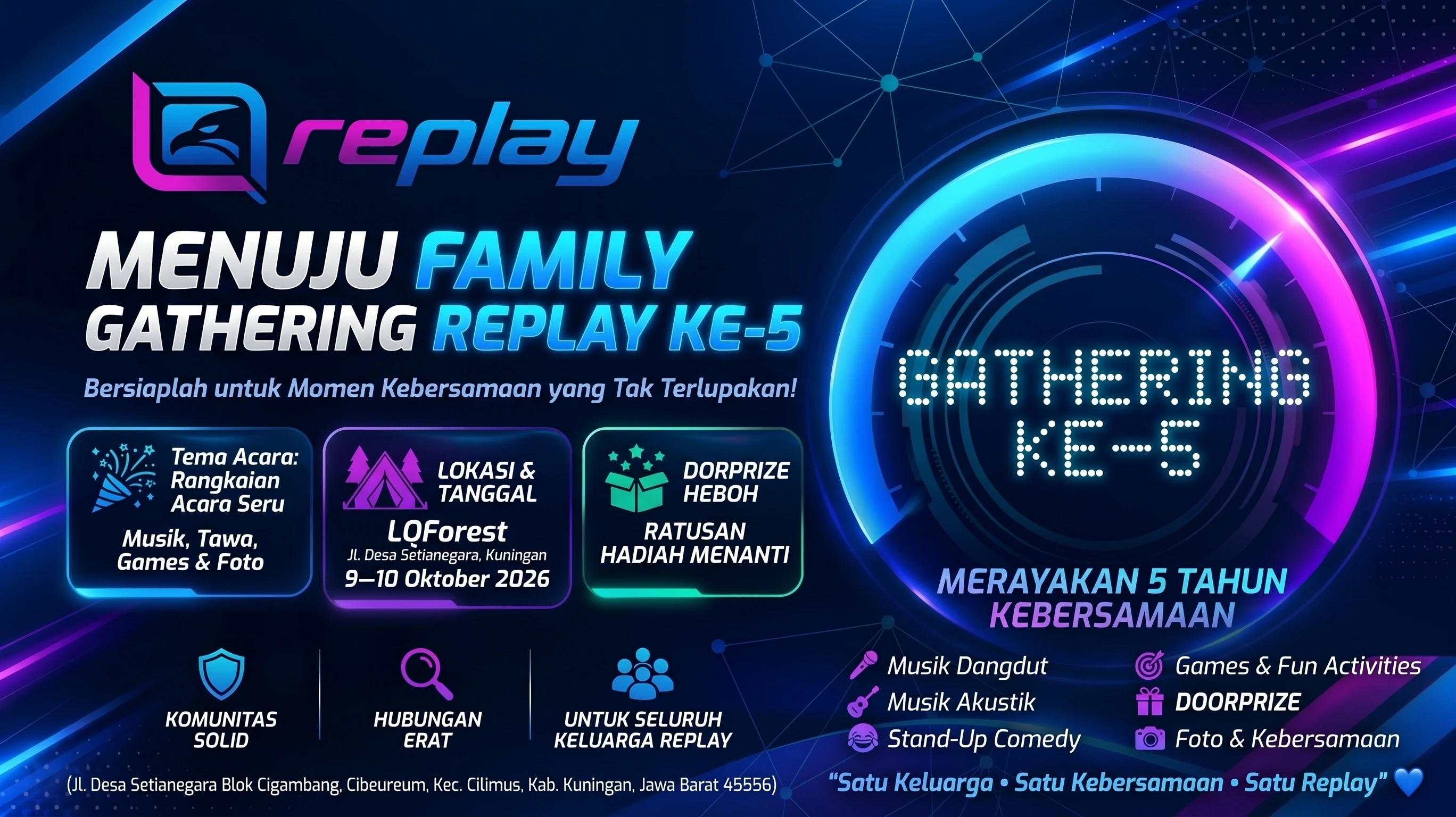 MENUJU FAMILY GATHERING REPLAY KE-5